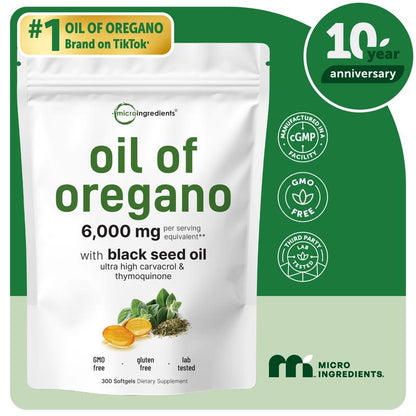 Oil of Oregano with Black Seed Oil